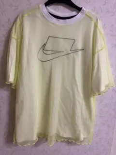 Nike 透け感イエロー半袖Tシャツのサムネイル