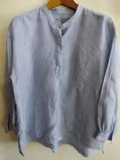 無印良品　リネンブラウス