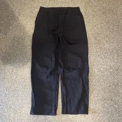 【K2】 無印良品 ワークパンツ ブラック L カポックのサムネイル