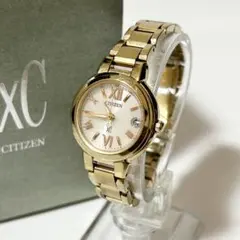 タイムセール‼️CITIZEN xC 電波ソーラー 赤文字盤 H330 新品電池