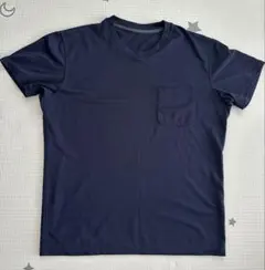 UNIQLO ユニクロ メンズ 半袖 ポケットTシャツ ネイビー L