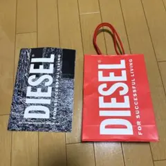 DIESEL ロゴ入り中サイズ紙袋