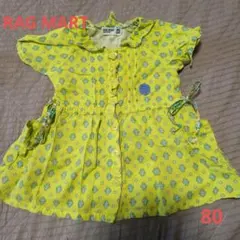 RAG MART 半袖ブラウス 80cm 女の子