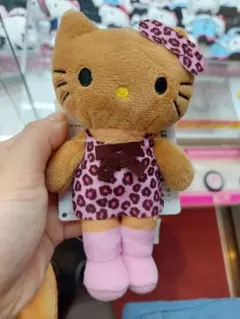 ハローキティ　マスコット　あしながver.　キティ　プライズ　日焼けキティ