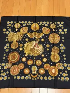 HERMES シルクスカーフ 太陽と星