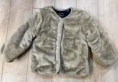 petit main フリース キルティング リバーシブル 子供服 110