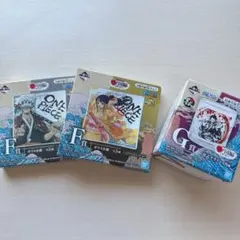 一番くじ　ONE PIECE F賞 G賞　ガラス皿 墨式グラス　まとめ売り