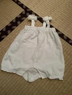 petit main サロペット 70 ホワイト