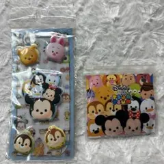 平成レトロ ディズニー ツムツム ぷっくりシール ステッカーポーチ セット