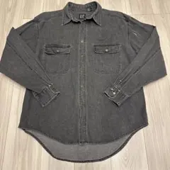 GAP ブラックデニムシャツ Lサイズ