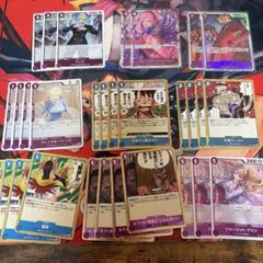 ワンピース トレーディングカード 青紫サンジデッキ