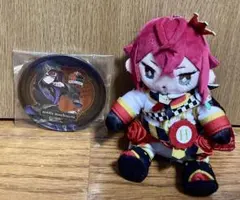 ツイステ　リドル・ローズハート　ぬいぐるみ　寮服　コースター　2点セット