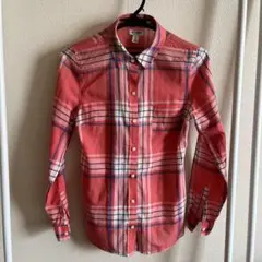 OLD NAVY ピンク系チェック長袖シャツ XS