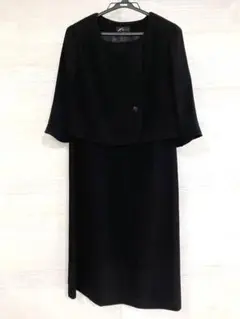 ニュイ　ブラックフォーマル　3点セット　ワンピースとジャケット2枚　13号