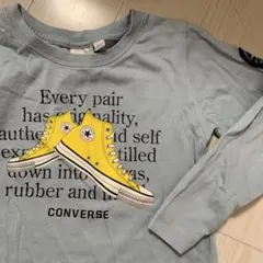 CONVERSE 長袖カットソー ライトブルー110