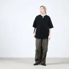 blurhms rootsstock キーネック ワッフルTシャツ サイズ2のサムネイル