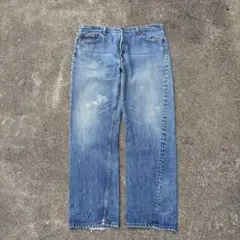 80s Levi's 501 デニムパンツ ハチマル ナイロンフットボタン