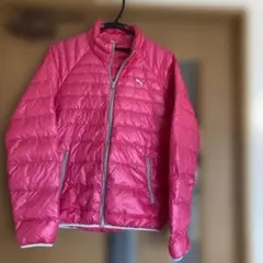 PUMA ダウン95% ピンク　Ｏサイズ