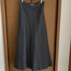 ef-deグレー フレアロングスカート