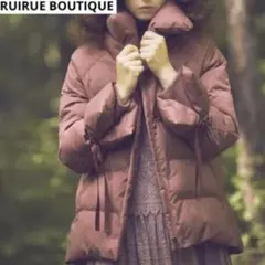 新品【RUIRUE BOUTIQUE】　ビックカラーパデットコート　ジャケット