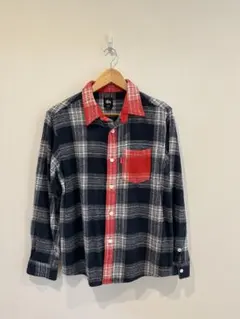 Stussy チェック柄ネルシャツ M