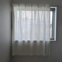 ナフコ ツーワンスタイル レース カーテン ラメ入り 100×133㎝ 1枚