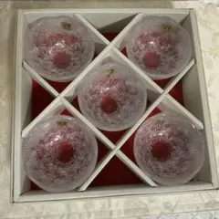 四季の華　オーロラ小鉢　ソーメン小鉢　佐々木ガラスのサムネイル