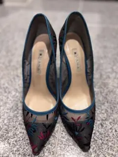 Diana 刺繍デザイン ハイヒールパンプス