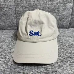 ニコアンド Sat. 刺繍 キャップ アイボリー