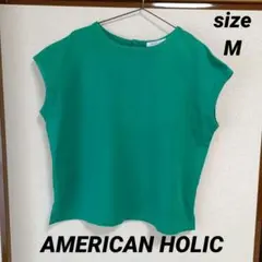 AMERICAN HOLIC 半袖 Tシャツ グリーン M