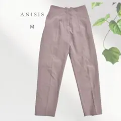 anySiS エニィスィス テーパードパンツ センタープレス ピンクベージュ M