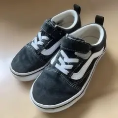 Vans ベルクロ付きスニーカー 18cm ブラック/ホワイト