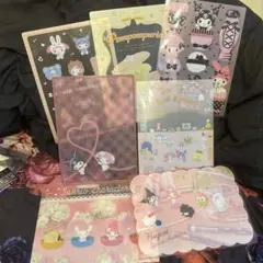 116 サンリオキャラクター ビックサイズ コレクタブル クリアボード セット