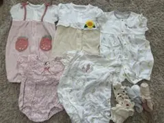 【新品】ベビーカバーオール ロンパース＋ミトン＋靴下