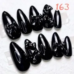 ネイルチップ 韓国 y2k 量産型 地雷 推し ワンホン オーダー 163