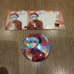 ブルーロック バレンタイン ホログラム 缶バッジ アニメイト特典 氷織羊