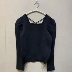 ミッシュマッシュ　バックカットオフラメニット