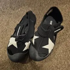 CONVERSE 星形デザイン サンダル ブラック