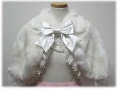 Angelic Pretty Ladyショートファーコート 白 - メルカリ
