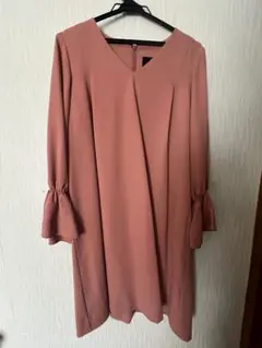 Ray BEAMS オレンジピンク　ワンピース