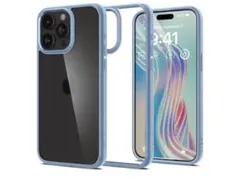 Spigen iPhone 15 Pro Max ケース クリア シエラブルー