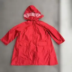 キッズ レインコート レッド ランドセル対応 カッパ 25年前購入