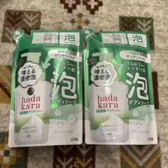 hadakara ボディソープ 泡　つめかえ用 2個セットのサムネイル