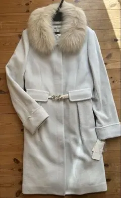 新品未使用 MISCH MASCH 3wayコート ライトブルー ベルト付き