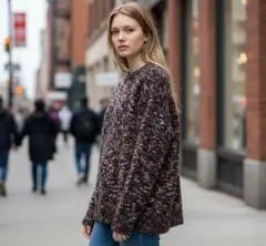 AURALEE】 WOOL MIX COLOR SLUB YARN KNIT - メルカリ
