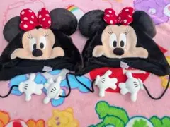 ディズニー　ミニー　ミニーちゃん　ファンキャップ　2点セット