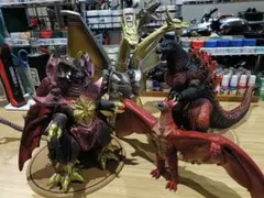 ゴジラ怪獣ソフビ 超ゴジラ リペイント完成品 - メルカリ