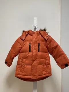 baby GAPオレンジ ダウンコート ファー付き