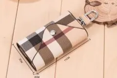 おしゃれキーケース メンズ /レディース 高級レザー 6連カラビナ付き