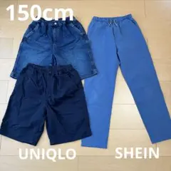 UNIQLO SHEIN ハーフパンツ 半ズボン 150cm キッズ 男の子